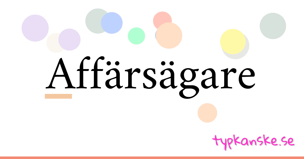 Affärsägare synonymer korsord betyder förklaring och användning