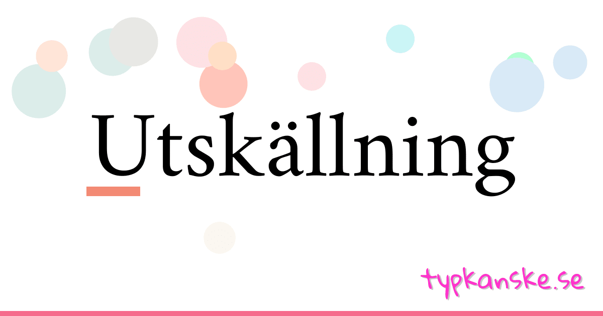 Utskällning synonymer korsord betyder förklaring och användning