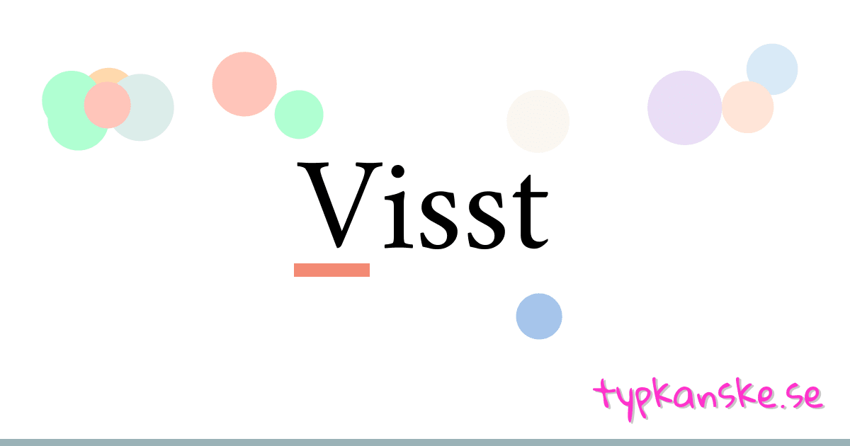 Visst synonymer korsord betyder förklaring och användning
