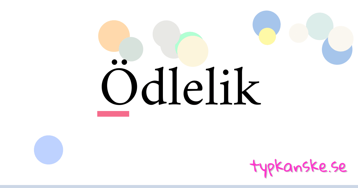 Ödlelik synonymer korsord betyder förklaring och användning