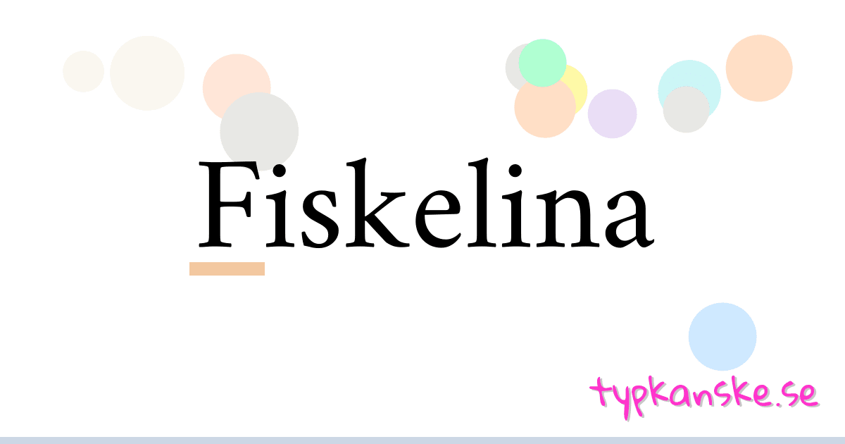 Fiskelina synonymer korsord betyder förklaring och användning