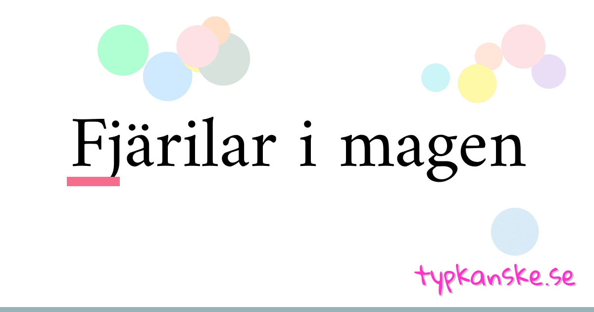 Fjärilar i magen synonymer korsord betyder förklaring och användning