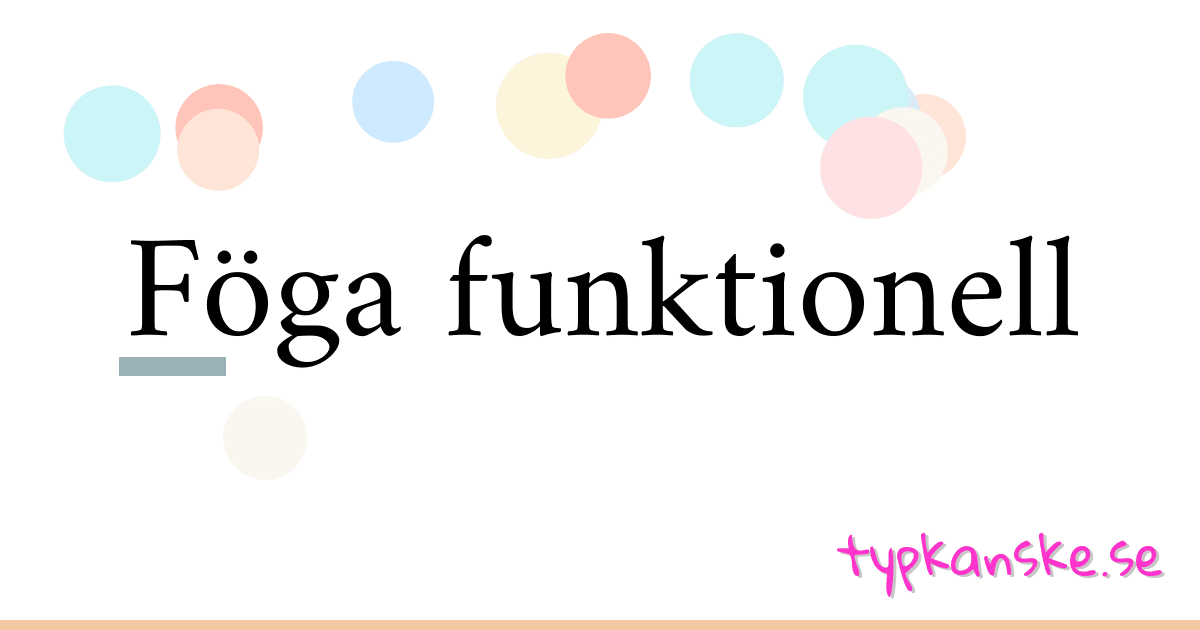 Föga funktionell synonymer korsord betyder förklaring och användning