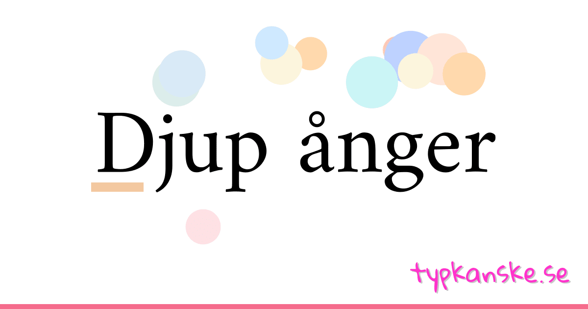 Djup ånger synonymer korsord betyder förklaring och användning