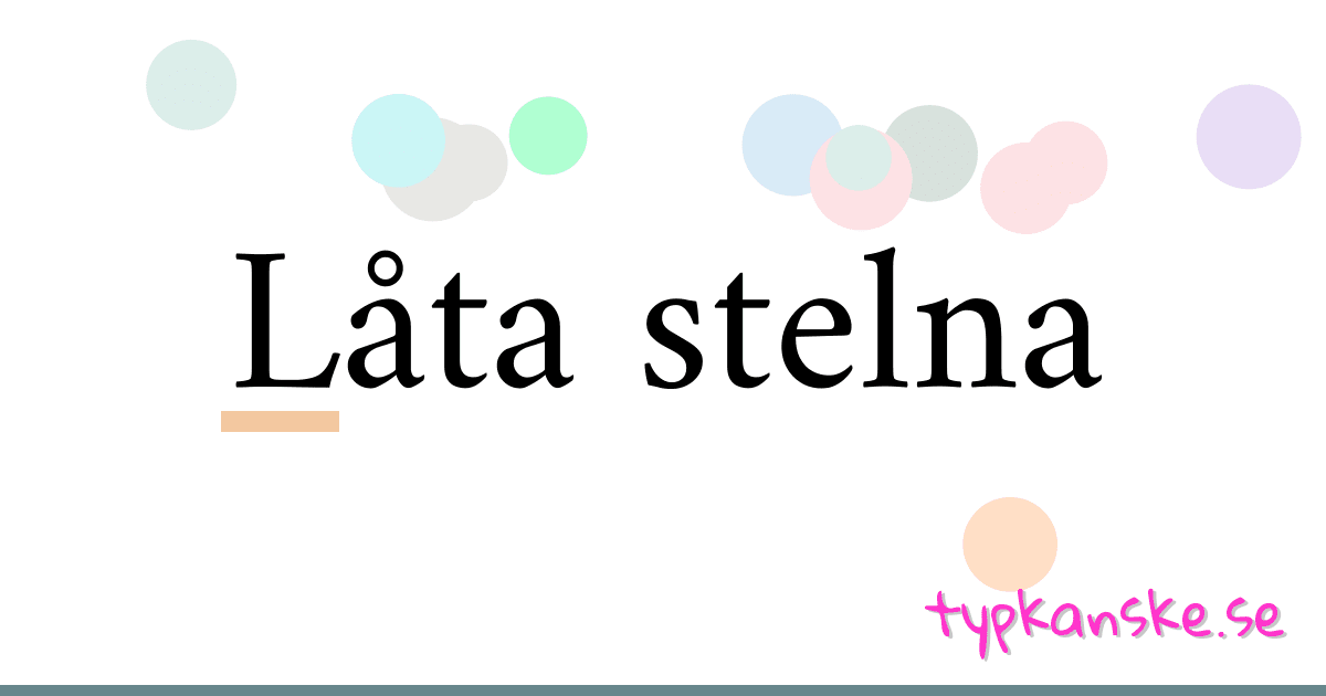 Låta stelna synonymer korsord betyder förklaring och användning