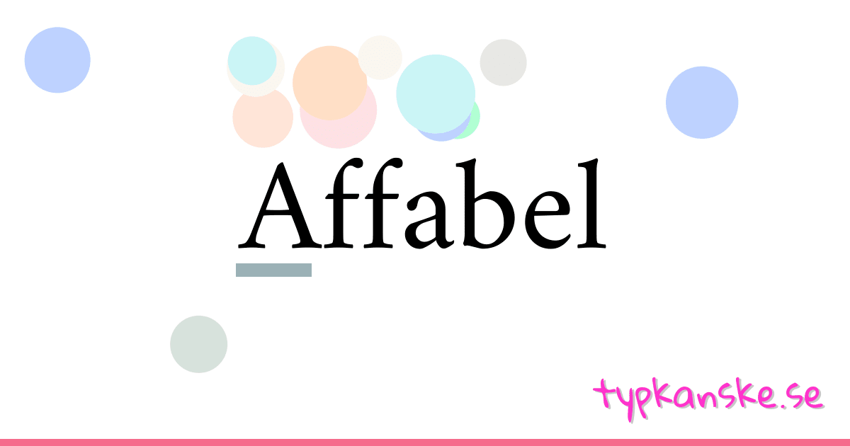 Affabel synonymer korsord betyder förklaring och användning