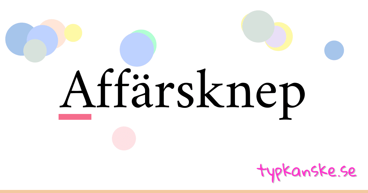 Affärsknep synonymer korsord betyder förklaring och användning