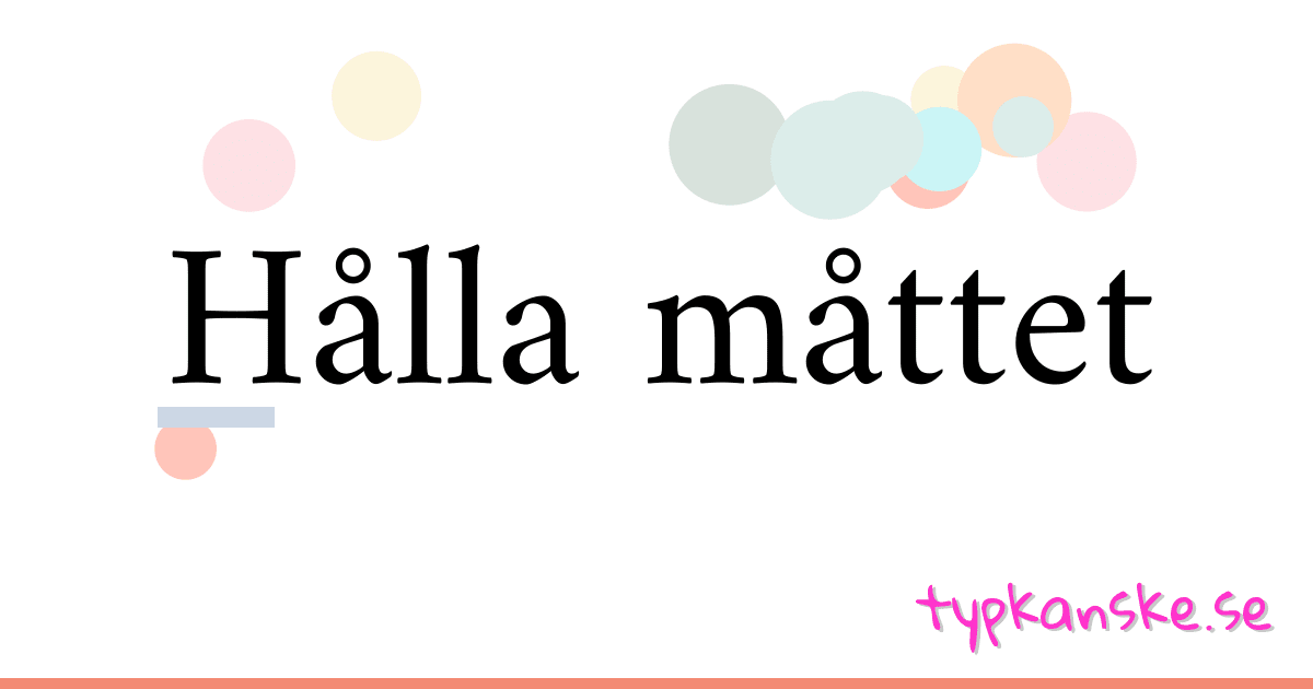 Hålla måttet synonymer korsord betyder förklaring och användning