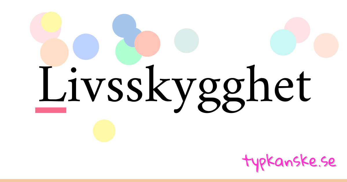 Livsskygghet synonymer korsord betyder förklaring och användning
