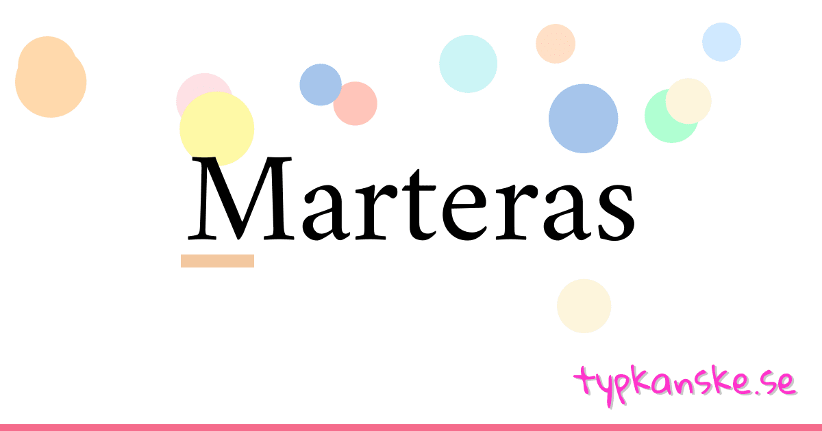 Marteras synonymer korsord betyder förklaring och användning