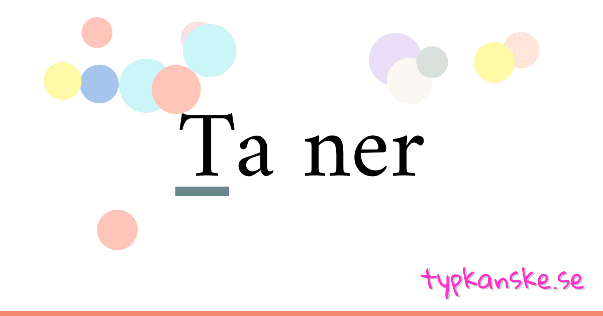 Ta ner synonymer korsord betyder förklaring och användning