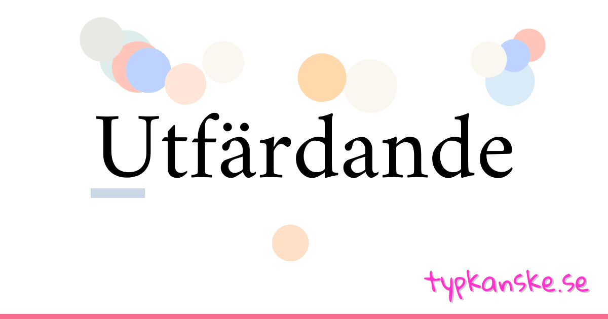 Utfärdande synonymer korsord betyder förklaring och användning