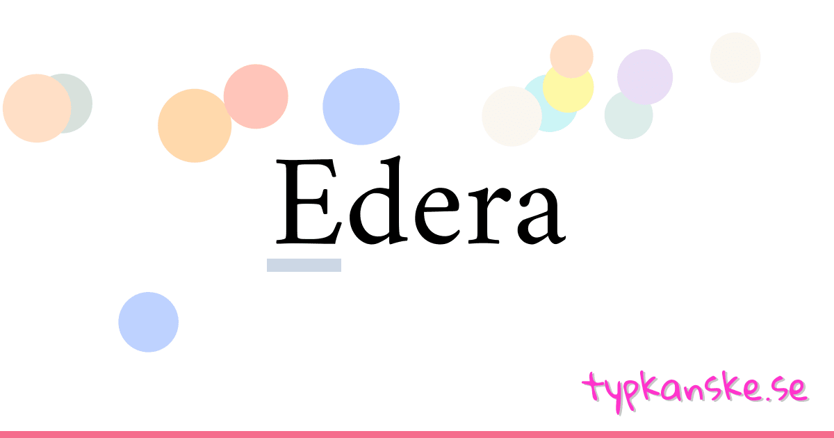 Edera synonymer korsord betyder förklaring och användning