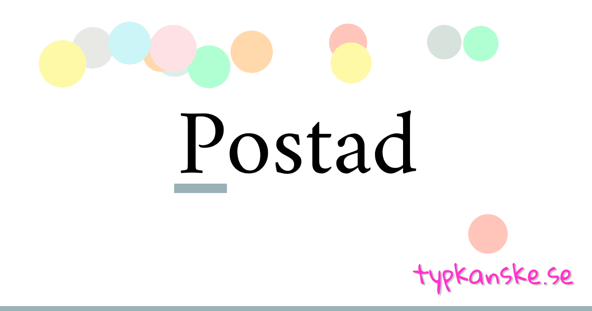 Postad synonymer korsord betyder förklaring och användning