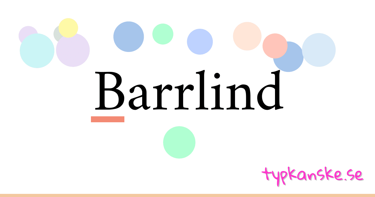 Barrlind synonymer korsord betyder förklaring och användning