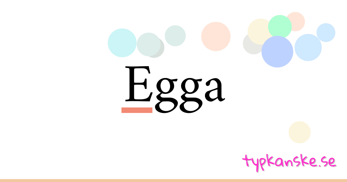 Egga synonymer korsord betyder förklaring och användning
