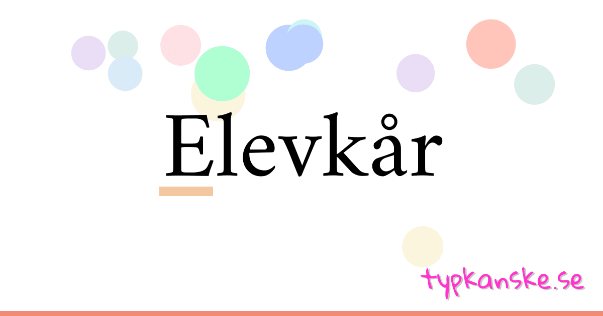 Elevkår synonymer korsord betyder förklaring och användning
