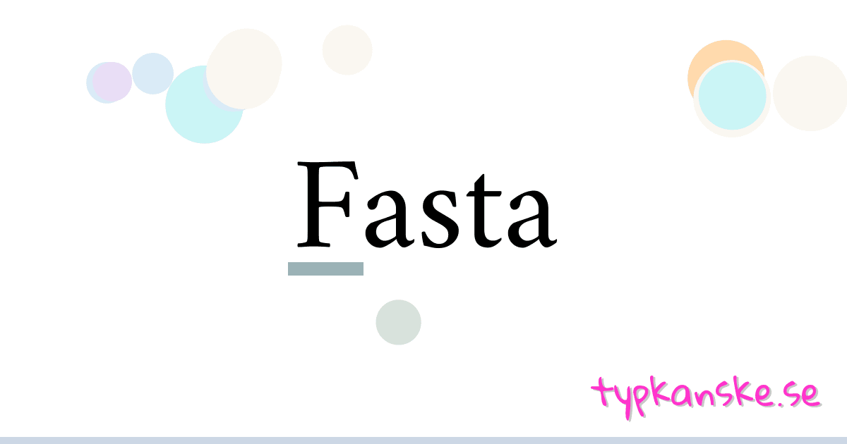 Fasta synonymer korsord betyder förklaring och användning