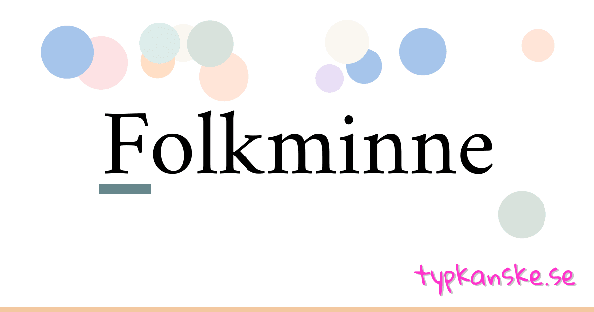 Folkminne synonymer korsord betyder förklaring och användning