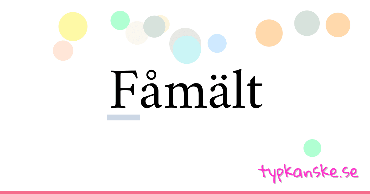 Fåmält synonymer korsord betyder förklaring och användning