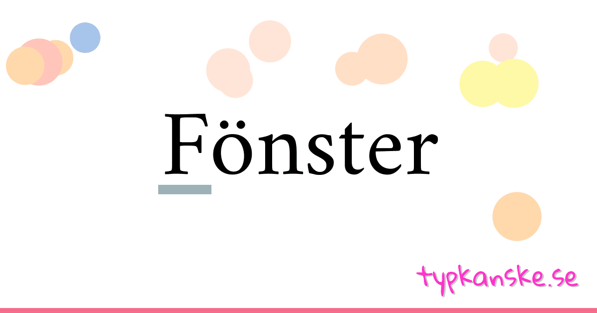 Fönster synonymer korsord betyder förklaring och användning