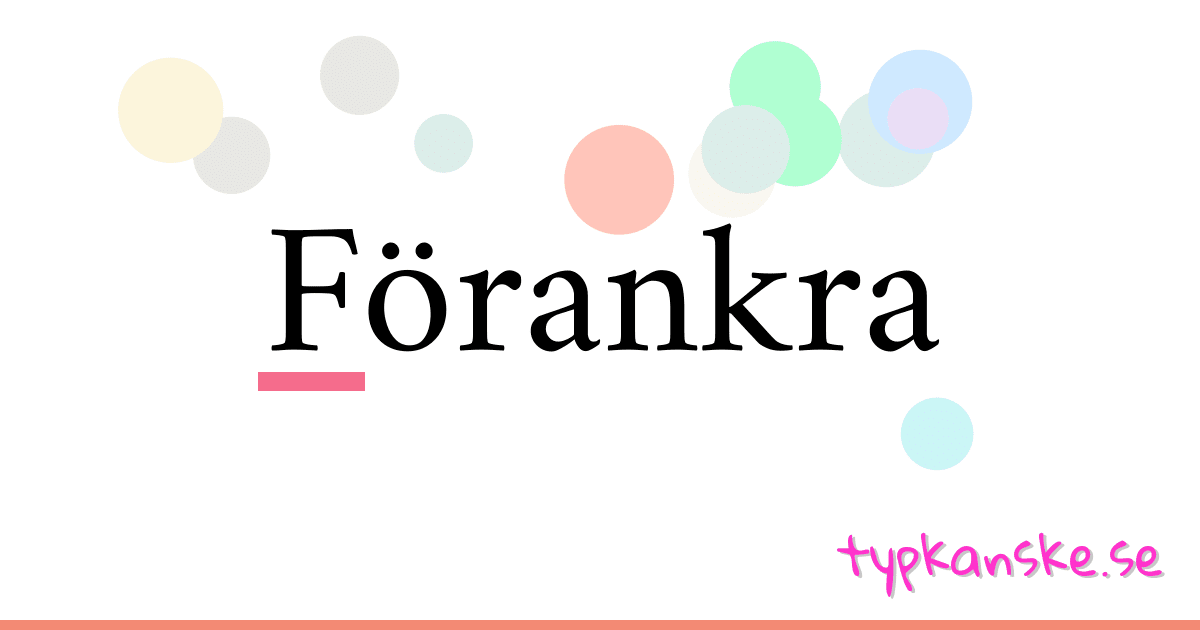 Förankra synonymer korsord betyder förklaring och användning