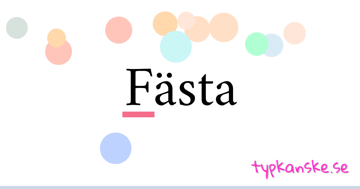 Fästa synonymer korsord betyder förklaring och användning