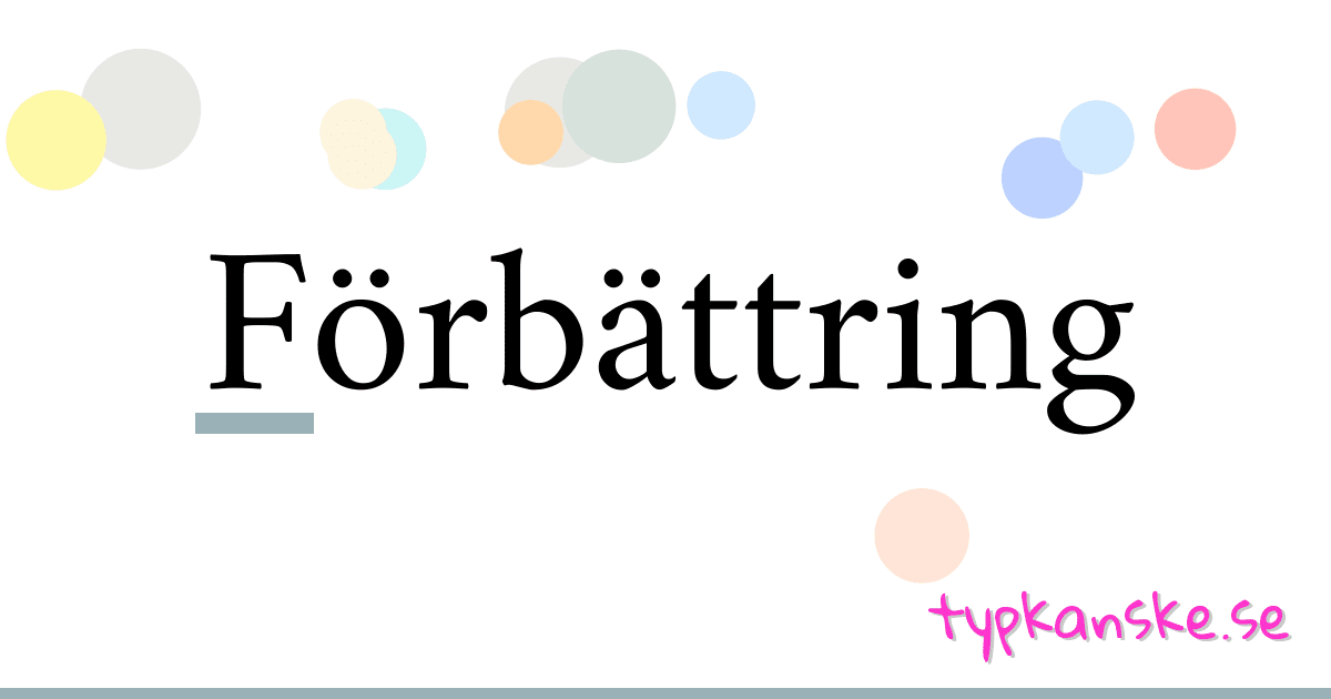 Förbättring synonymer korsord betyder förklaring och användning
