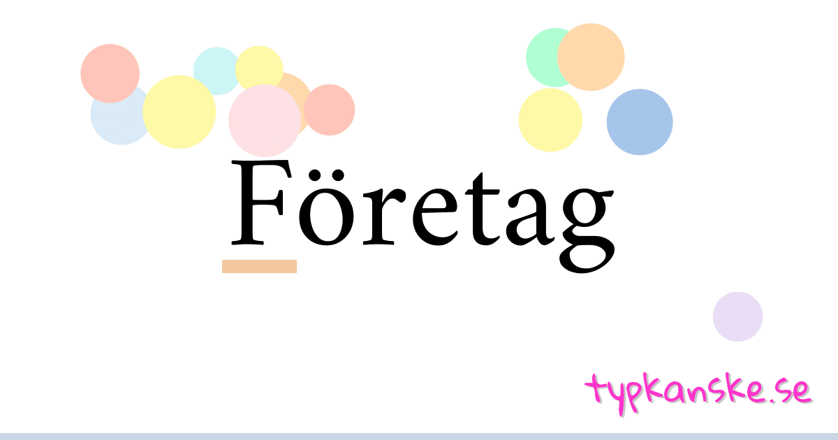 Företag synonymer korsord betyder förklaring och användning