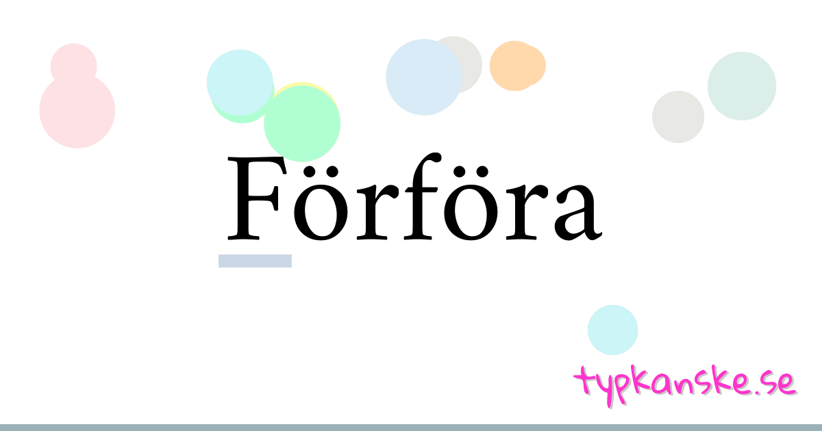 Förföra synonymer korsord betyder förklaring och användning