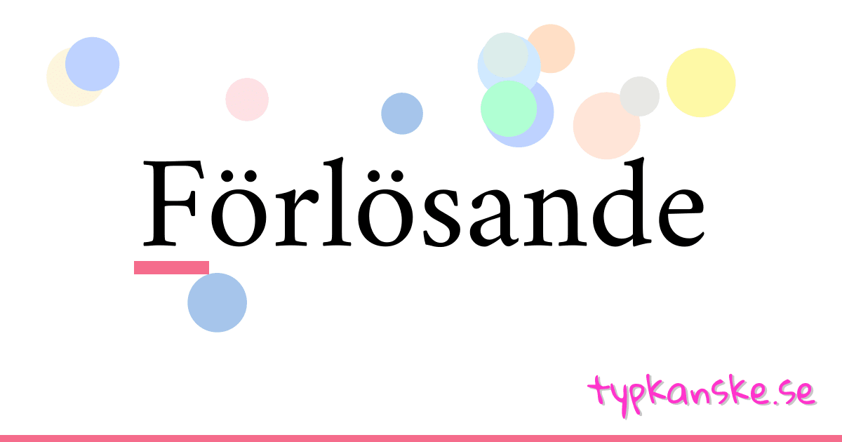 Förlösande synonymer korsord betyder förklaring och användning