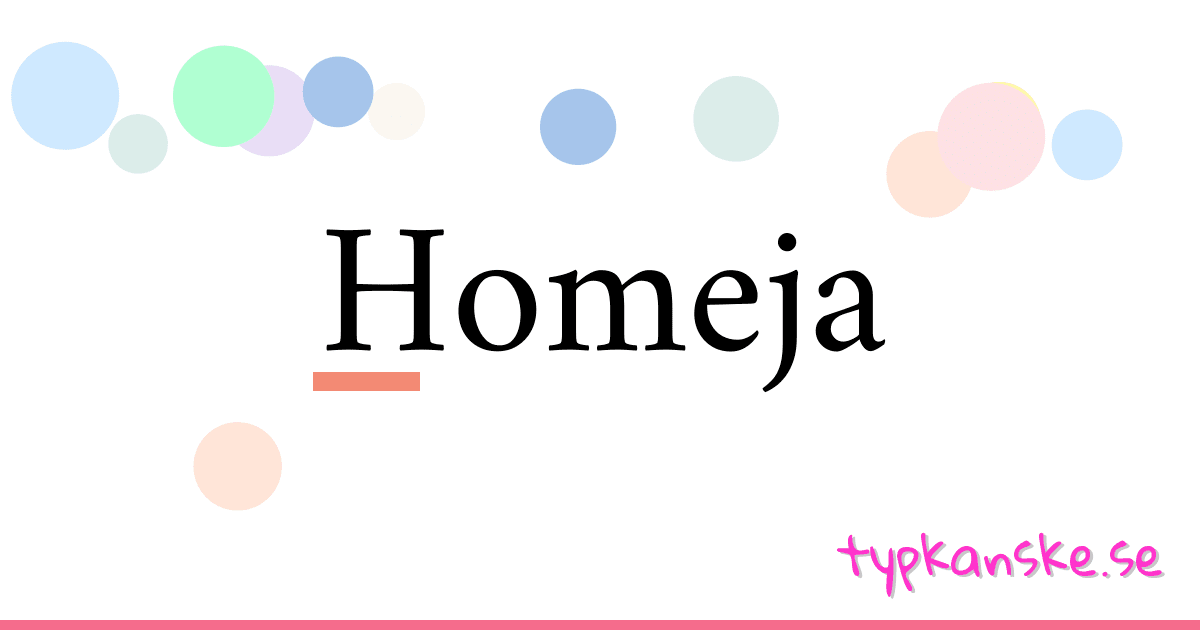 Homeja synonymer korsord betyder förklaring och användning