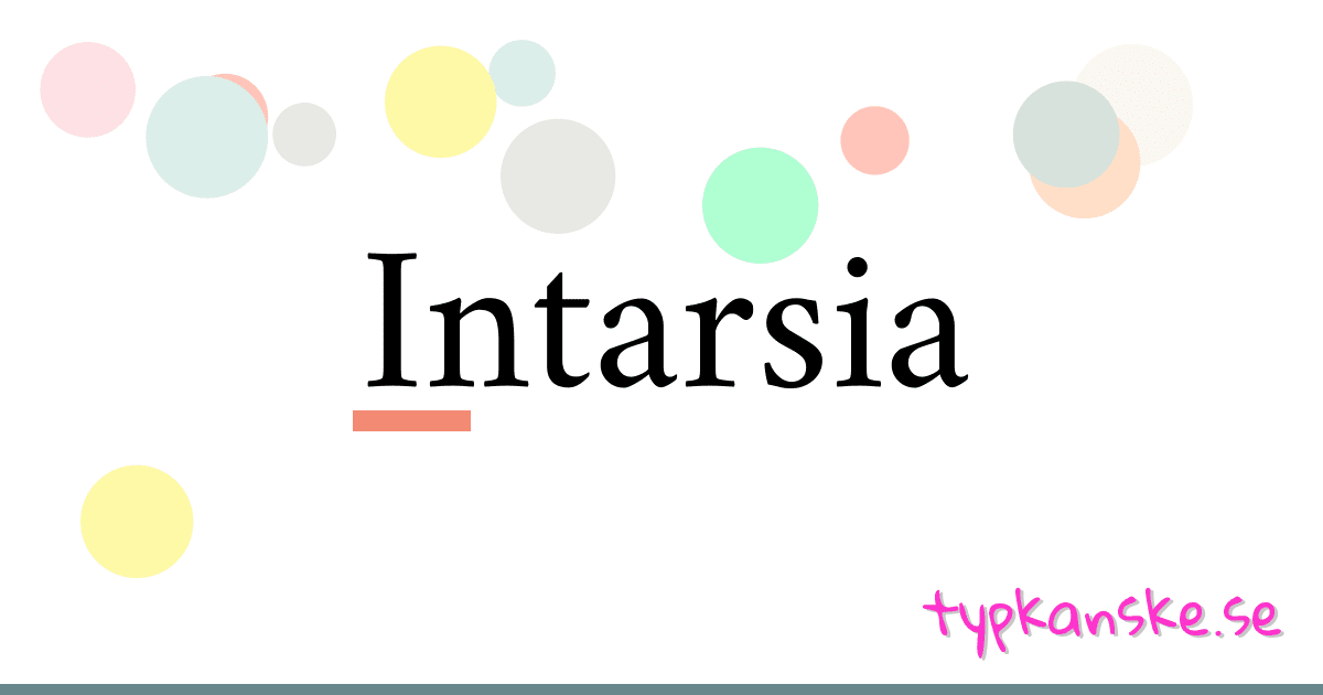 Intarsia synonymer korsord betyder förklaring och användning