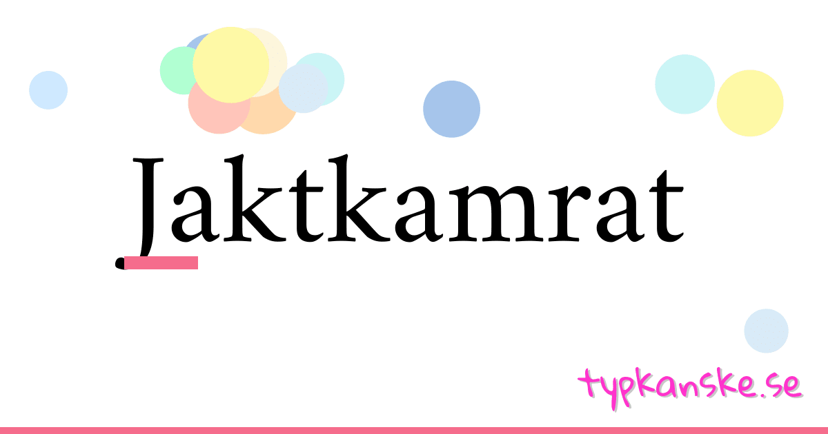 Jaktkamrat synonymer korsord betyder förklaring och användning