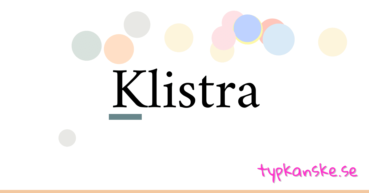 Klistra synonymer korsord betyder förklaring och användning