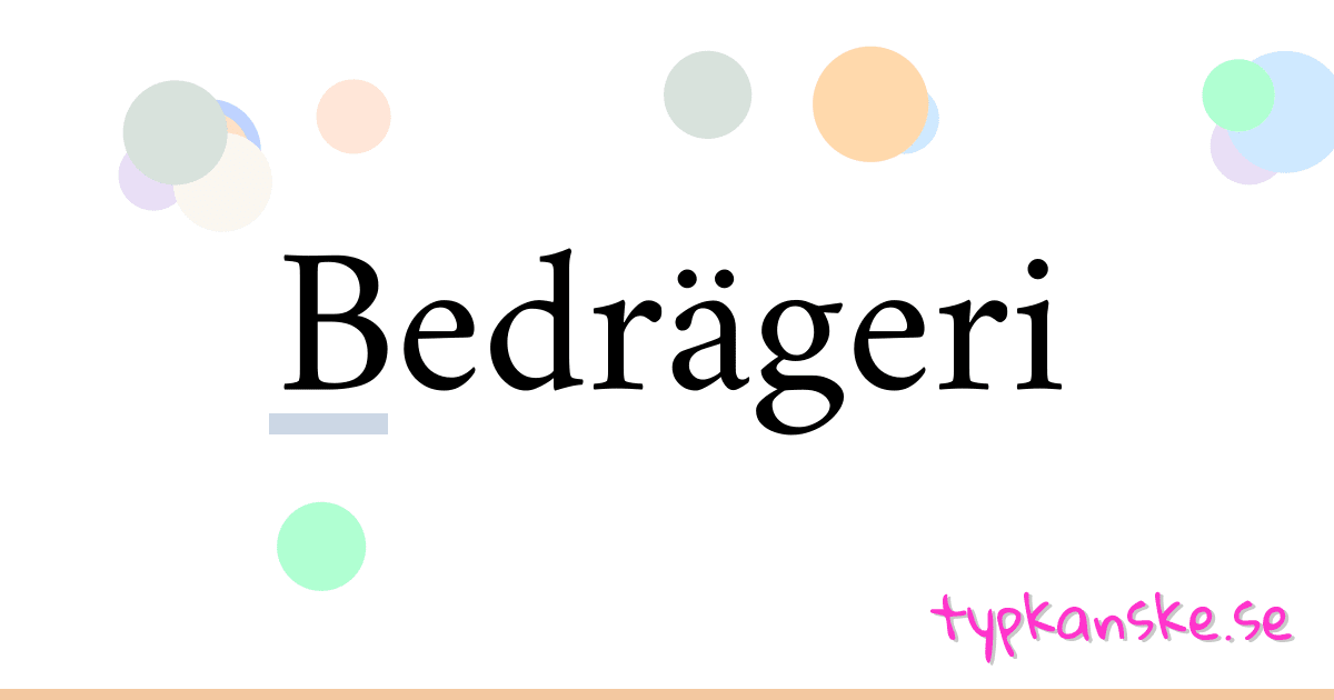 Bedrägeri synonymer korsord betyder förklaring och användning