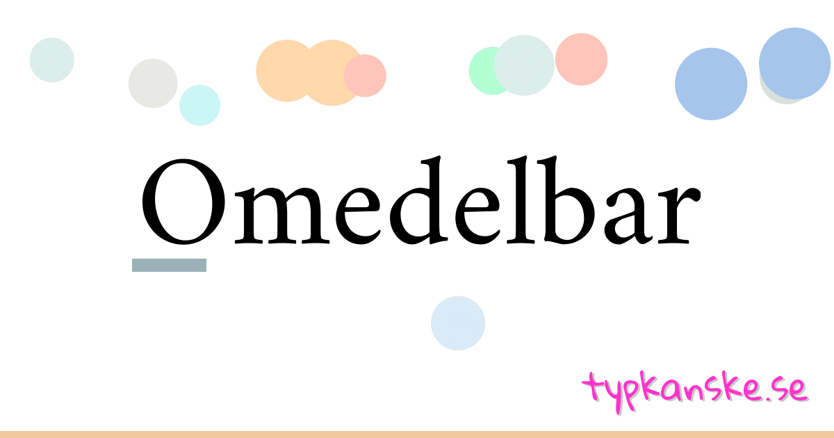 Omedelbar synonymer korsord betyder förklaring och användning