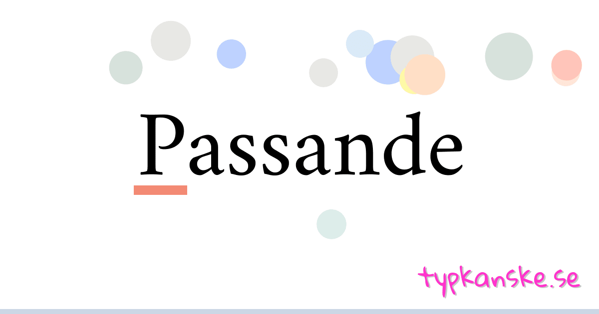 Passande synonymer korsord betyder förklaring och användning