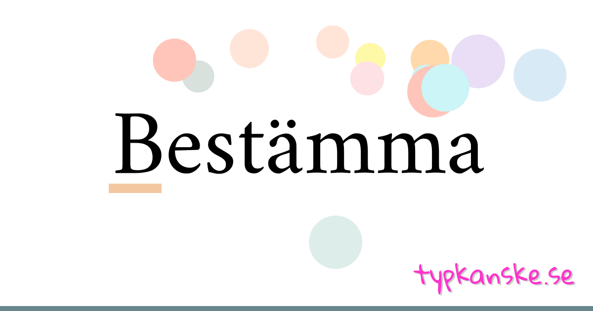 Bestämma synonymer korsord betyder förklaring och användning