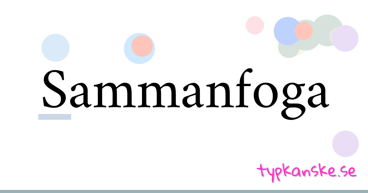 Sammanfoga synonymer korsord betyder förklaring och användning