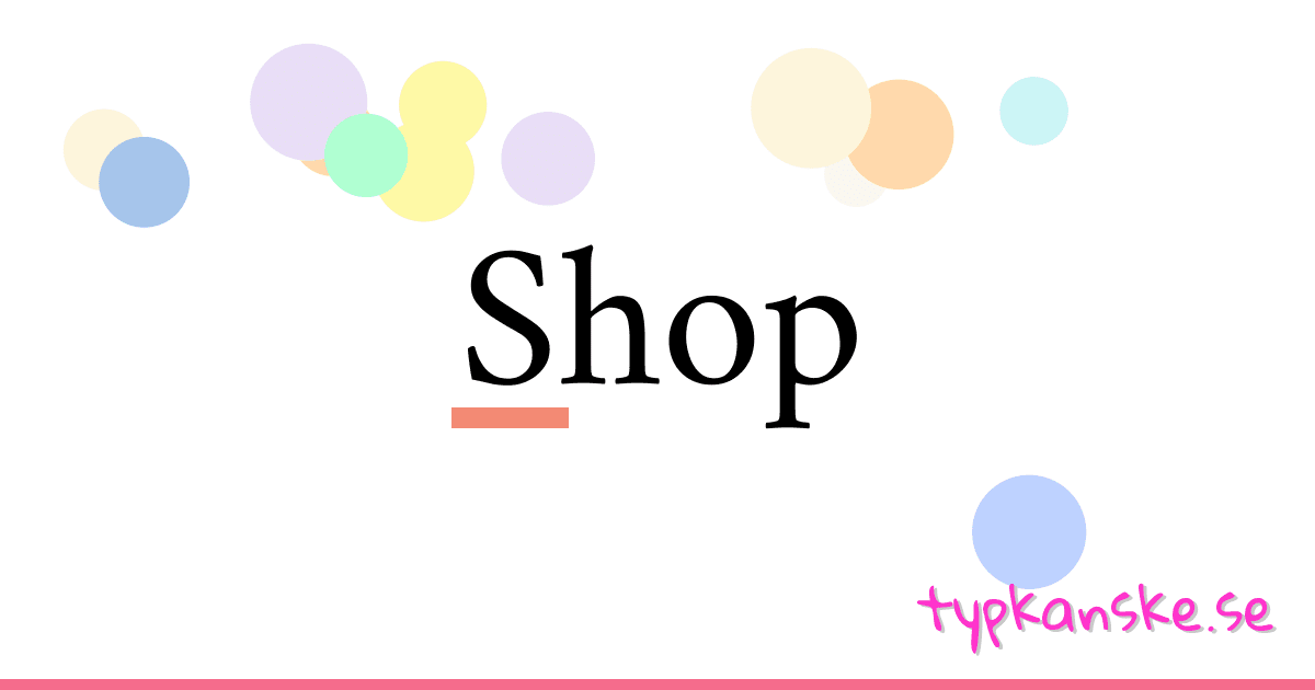 Shop synonymer korsord betyder förklaring och användning