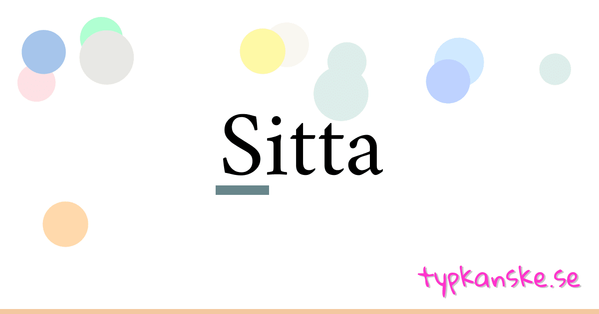 Sitta synonymer korsord betyder förklaring och användning