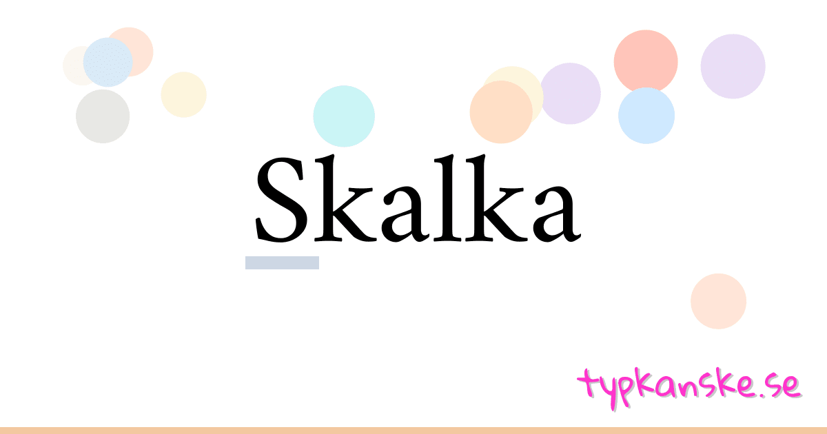 Skalka synonymer korsord betyder förklaring och användning