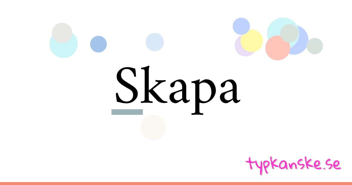 Skapa synonymer korsord betyder förklaring och användning
