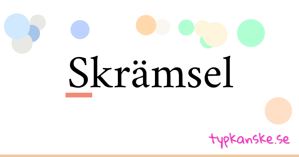 Skrämsel synonymer korsord betyder förklaring och användning