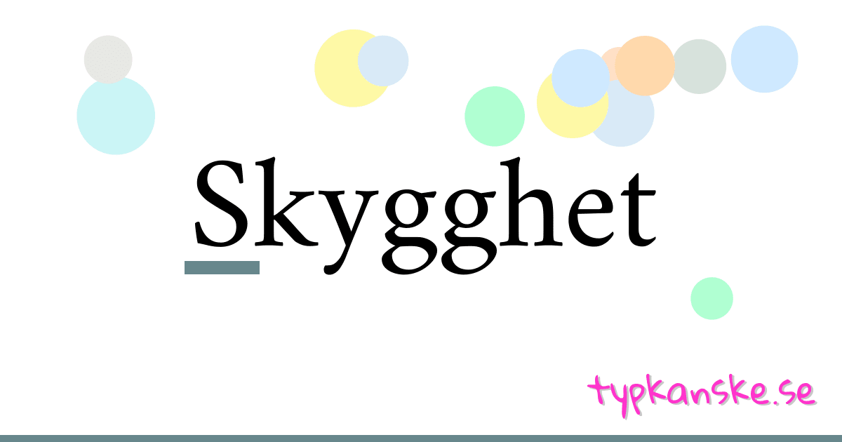 Skygghet synonymer korsord betyder förklaring och användning