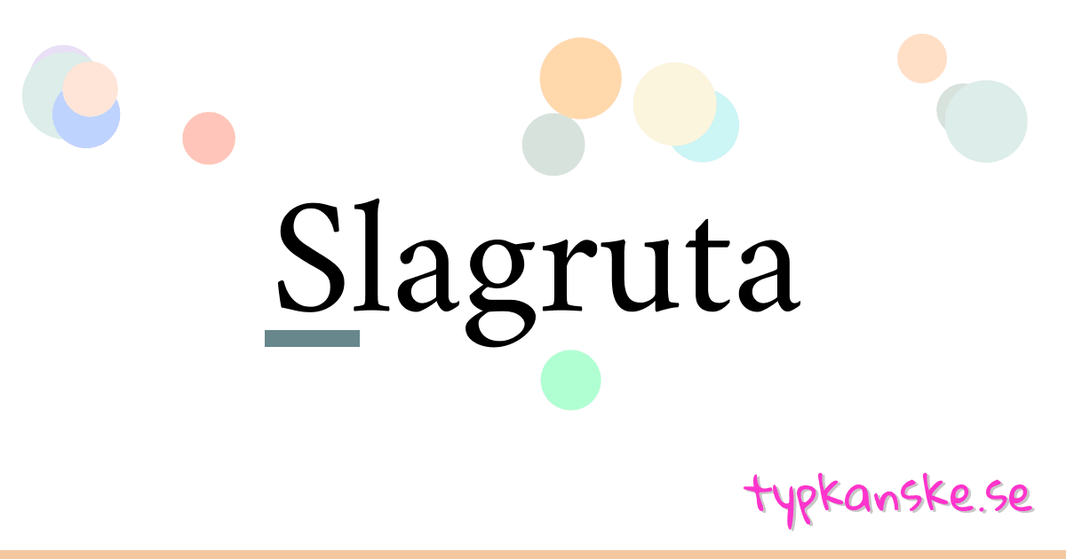 Slagruta synonymer korsord betyder förklaring och användning