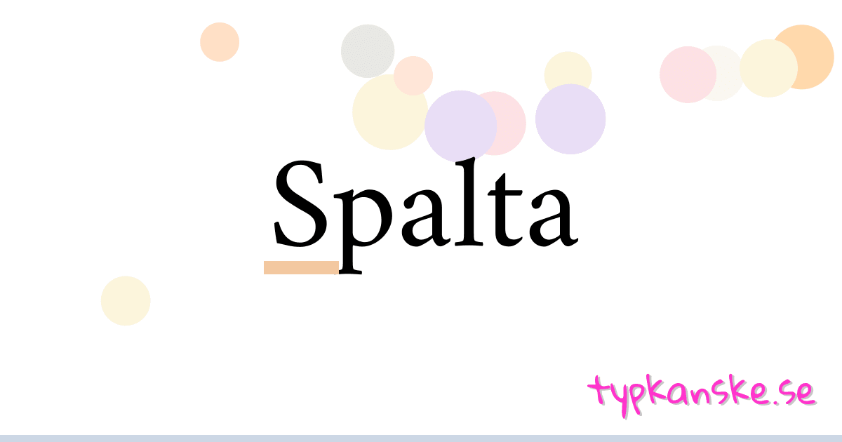 Spalta synonymer korsord betyder förklaring och användning
