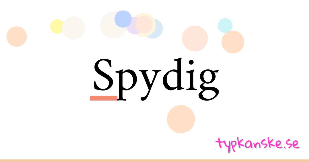 Spydig synonymer korsord betyder förklaring och användning