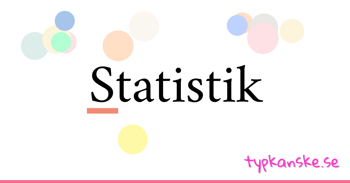Statistik synonymer korsord betyder förklaring och användning